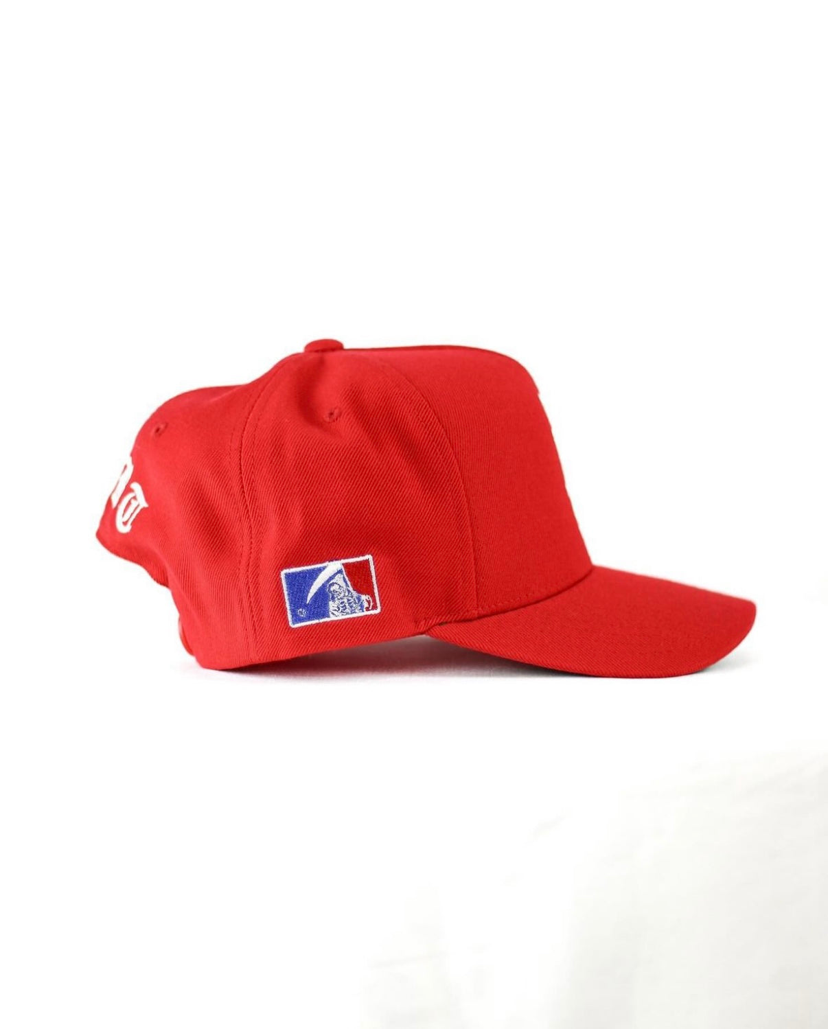 Red LA Dodgers Split Snapback