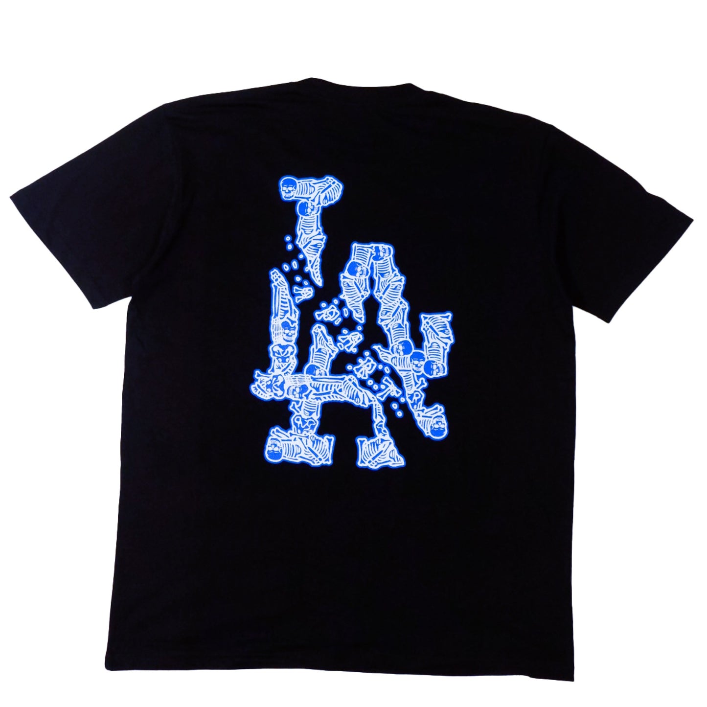 Black LA Dodgers Skeleton Tee