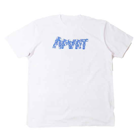 White LA Dodgers Skeleton Tee